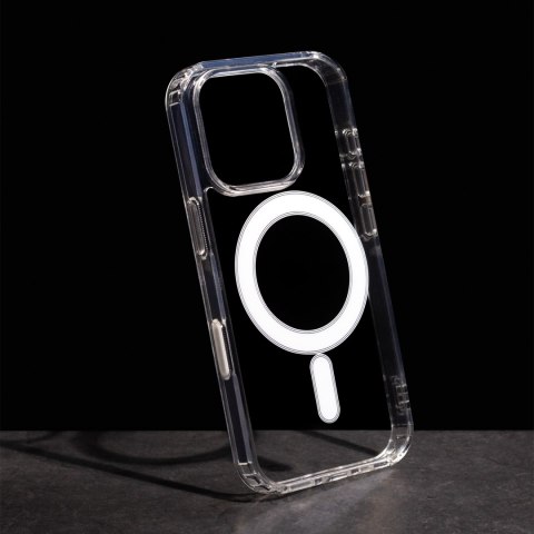 Nakładka Anti Shock 1,5 mm Mag do iPhone 16 Pro Max 6,9" transparentna big hole + przycisk