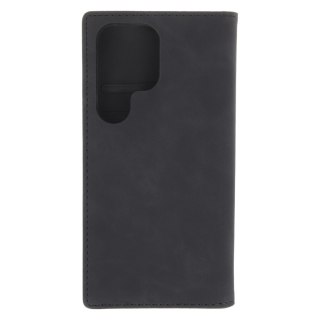 Etui Smart Suede do Samsung Galaxy S25 Ultra czarne