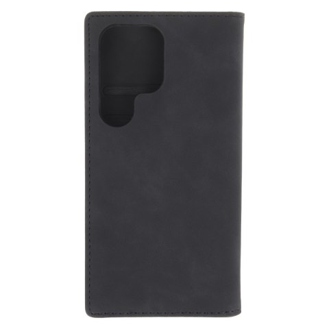 Etui Smart Suede do Samsung Galaxy S25 Ultra czarne