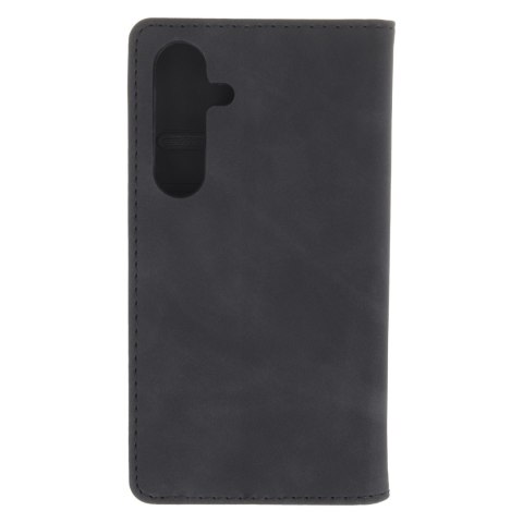 Etui Smart Suede do Samsung Galaxy S25 czarne Etui Smart Suede do Samsung Galaxy S25 czarne