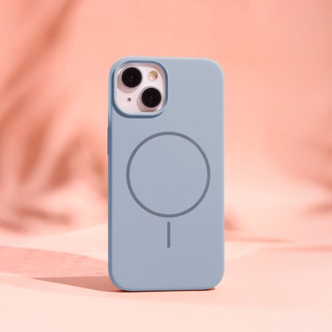 Nakładka Silicone Thin Mag do iPhone 13 Pro 6,1" jasnoniebieska