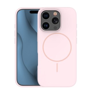 Nakładka Silicone Thin Mag do iPhone 13 Pro 6,1" jasnoróżowa
