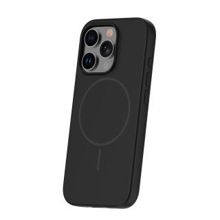 Nakładka Silicone Thin Mag do iPhone 15 Pro Max 6,7" czarna