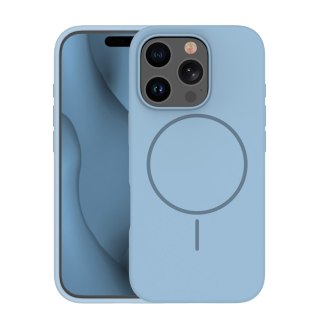 Nakładka Silicone Thin Mag do iPhone 15 Pro Max 6,7" jasnoniebieska
