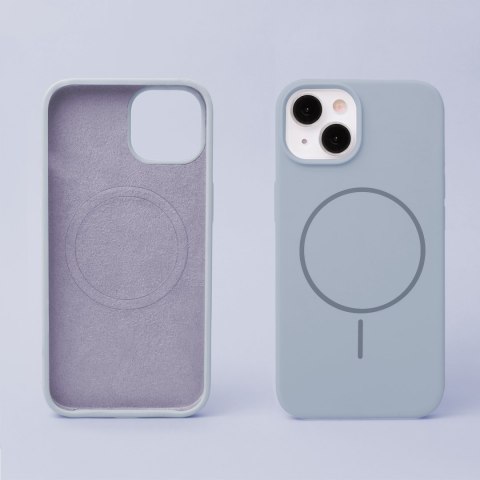 Nakładka Silicone Thin Mag do iPhone 16 Plus 6,7" jasnoniebieska