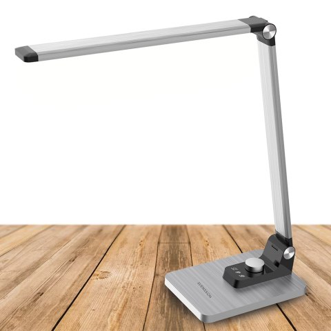 Svensson Lampka biurkowa PARIS 10W 350lm srebrna Svensson Lampka biurkowa PARIS 10W 350lm srebrna
