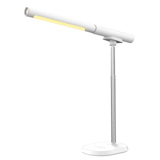 Svensson Lampka biurkowa/latarka 2w1 AMSTERDAM magnetyczna odpinana 8W biała