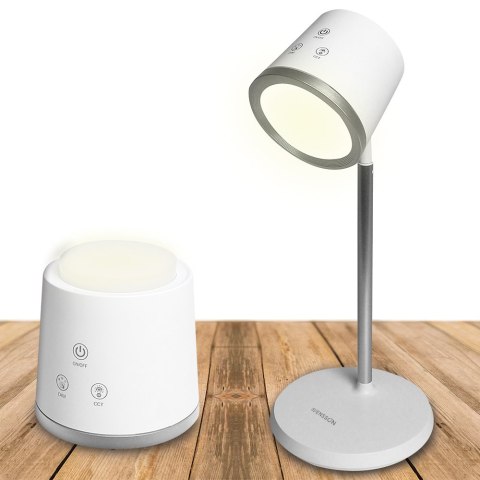 Svensson Lampka biurkowa/nocna 2w1 OSLO magnetyczna odpinana 6W biała Svensson Lampka biurkowa/nocna 2w1 OSLO magnetyczna odpinana 6W biała