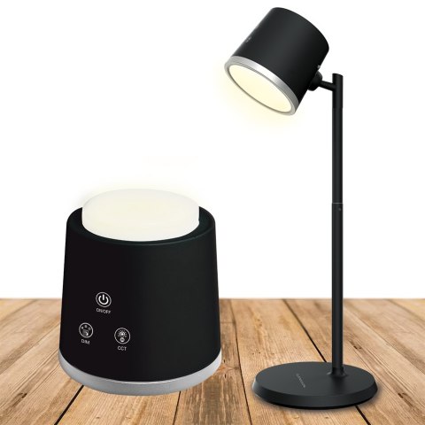 Svensson Lampka biurkowa/nocna 2w1 OSLO magnetyczna odpinana 6W czarna Svensson Lampka biurkowa/nocna 2w1 OSLO magnetyczna odpinana 6W czarna