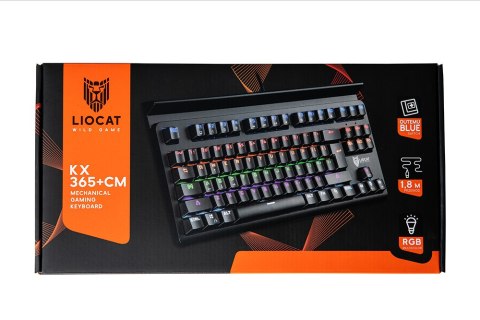 Liocat klawiatura gamingowa KX 365 CM mechaniczna qwerty czarna Liocat klawiatura gamingowa KX 365 CM mechaniczna qwerty czarna