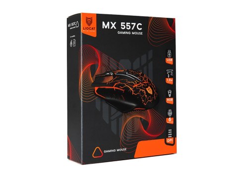 Liocat mysz gamingowa MX 557C czarna Liocat mysz gamingowa MX 557C czarna
