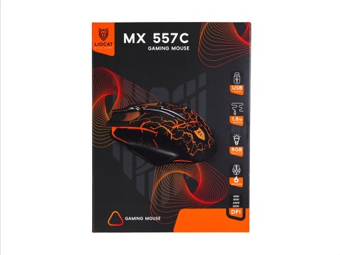 Liocat mysz gamingowa MX 557C czarna Liocat mysz gamingowa MX 557C czarna