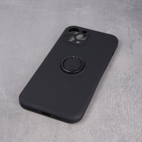 Nakładka Finger Grip do Samsung Galaxy A12 / M12 czarna Nakładka Finger Grip do Samsung Galaxy A12 / M12 czarna