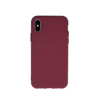 Nakładka Silicon do Samsung Galaxy S21 FE burgundowa