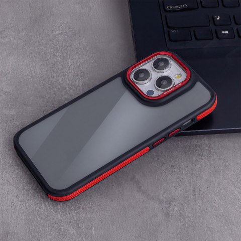 Nakładka Crystal Black do Xiaomi Redmi Note 14 5G (Global) czerwona Nakładka Crystal Black do Xiaomi Redmi Note 14 5G (Global) czerwona