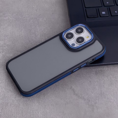 Nakładka Crystal Black do Xiaomi Redmi Note 14 Pro 5G (Global) / Redmi Note 14 Pro Plus 5G (Global) niebieska