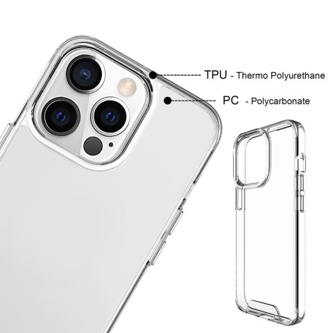 Nakładka Hybrid Crystal do Xiaomi Redmi Note 14 Pro 5G (Global) transparentna Nakładka Hybrid Crystal do Xiaomi Redmi Note 14 Pro 5G (Global) transparentna