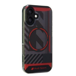 Audi nakładka IML Sport MagSafe do iPhone 16 6.1" czarna