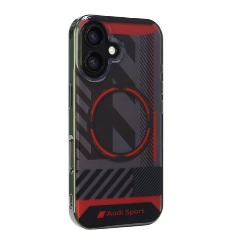 Audi nakładka IML Sport MagSafe do iPhone 16 6.1" czarna