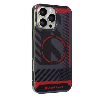 Audi nakładka IML Sport MagSafe do iPhone 16 Pro 6.3" czarna