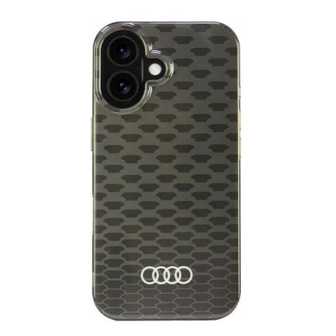 Audi nakładka IML Stitching Pattern MagSafe do iPhone 16 6.1" czarna