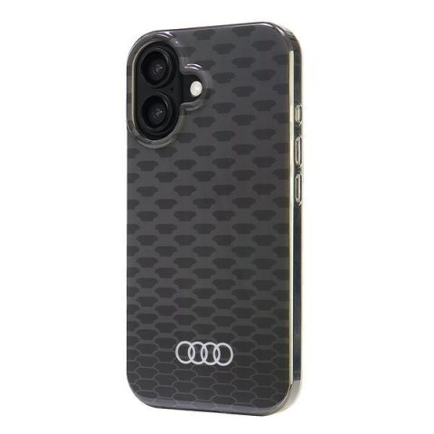 Audi nakładka IML Stitching Pattern MagSafe do iPhone 16 6.1" czarna