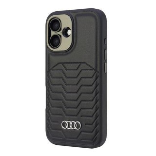 Audi nakładka Synthetic Leather MagSafe do iPhone 16 Plus 6.7" czarna