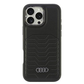 Audi nakładka Synthetic Leather MagSafe do iPhone 16 Pro Max 6.9" czarna