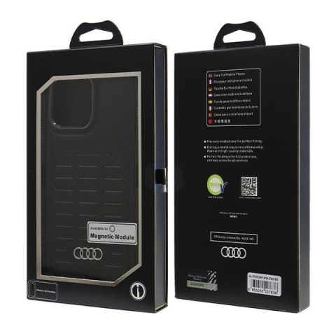 Audi nakładka Synthetic Leather MagSafe do iPhone 16 Pro Max 6.9" czarna