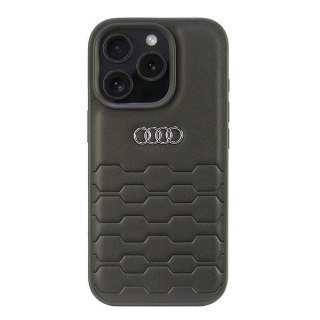 Audi nakładka Synthetic Leather do iPhone 16 Pro 6.3" czarna