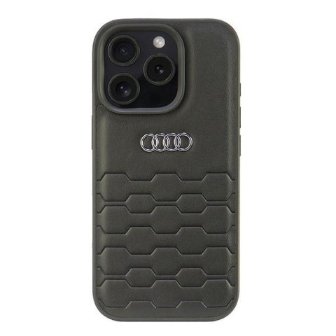Audi nakładka Synthetic Leather do iPhone 16 Pro 6.3" czarna