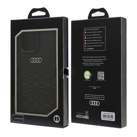 Audi nakładka Synthetic Leather do iPhone 16 Pro Max 6.9" czarna
