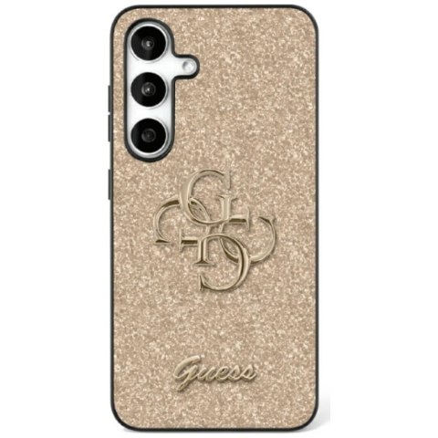 Guess nakładka HC Fixed Glitter Big 4G do Samsung Galaxy S25 Plus złota