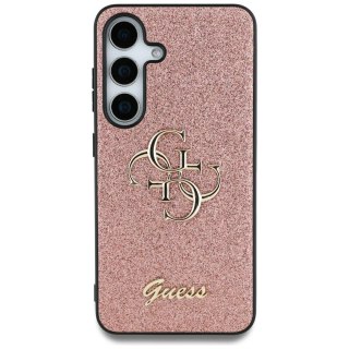 Guess nakładka HC Fixed Glitter Big 4G do Samsung Galaxy S25 Ultra różowa