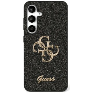 Guess nakładka HC Fixed Glitter Big 4G do Samsung Galaxy S25 czarna