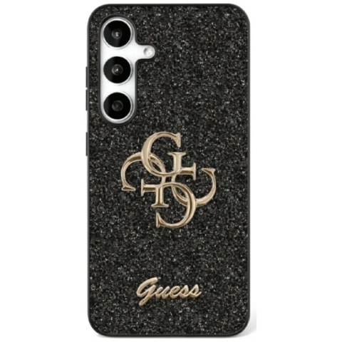 Guess nakładka HC Fixed Glitter Big 4G do Samsung Galaxy S25 czarna Guess nakładka HC Fixed Glitter Big 4G do Samsung Galaxy S25 czarna