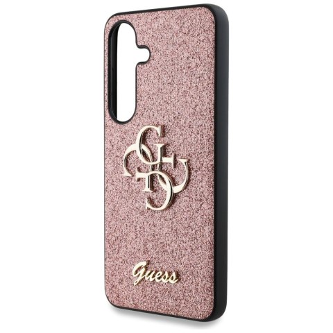 Guess nakładka HC Fixed Glitter Big 4G do Samsung Galaxy S25 różowa Guess nakładka HC Fixed Glitter Big 4G do Samsung Galaxy S25 różowa