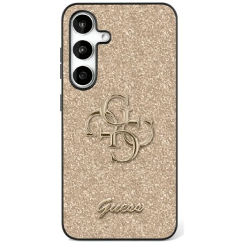 Guess nakładka HC Fixed Glitter Big 4G do Samsung Galaxy S25 złota