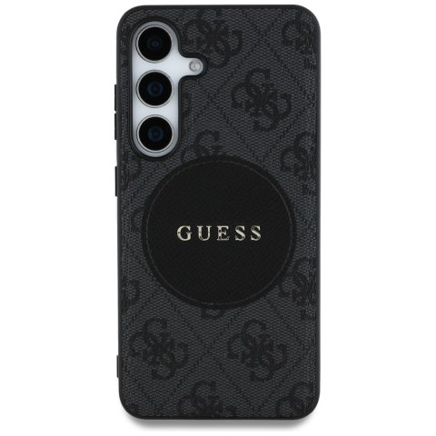 Guess nakładka HC MagSafe PU 4G Circle Classic Logo do Samsung Galaxy S25 Plus czarna Guess nakładka HC MagSafe PU 4G Circle Classic Logo do Samsung Galaxy S25 Plus czarna