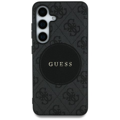 Guess nakładka HC MagSafe PU 4G Circle Classic Logo do Samsung Galaxy S25 Ultra czarna