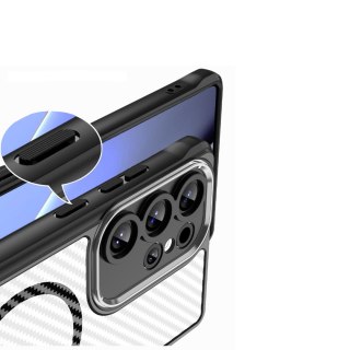 Nakładka Defender Carbon Mag do Samsung Galaxy S25 Ultra czarna