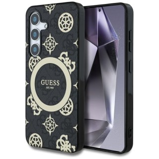 Guess nakładka HC Magnetic IML Peony on 4G Background do Samsung Galaxy S25 czarna