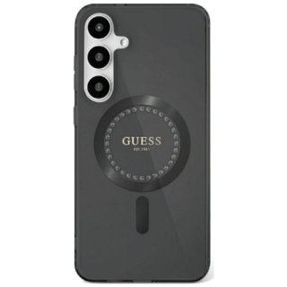 Guess nakładka HC Magnetic IML Rhinestones do Samsung Galaxy S25 czarna