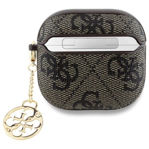 Guess nakładka do AirPods 4 4G Charm Collection Brązowa Guess nakładka do AirPods 4 4G Charm Collection Brązowa