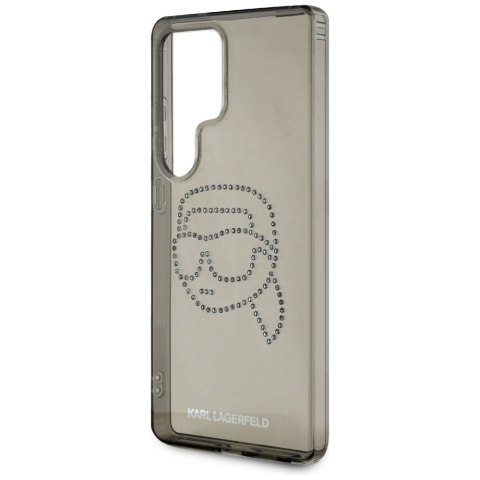 Karl Lagerfeld nakładka HC IML Rhinestones K Head do Samsung Galaxy S25 Ultra czarna