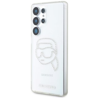 Karl Lagerfeld nakładka HC IML Rhinestones K Head do Samsung Galaxy S25 Ultra przezroczysta