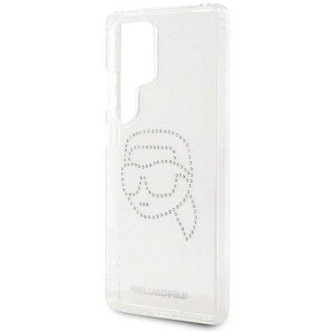 Karl Lagerfeld nakładka HC IML Rhinestones K Head do Samsung Galaxy S25 Ultra przezroczysta