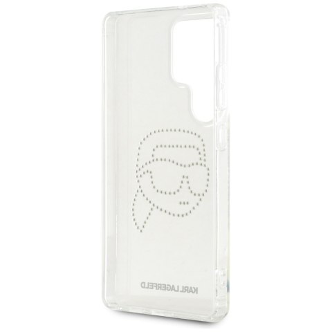 Karl Lagerfeld nakładka HC IML Rhinestones K Head do Samsung Galaxy S25 Ultra przezroczysta