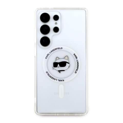 Karl Lagerfeld nakładka HC Magnetic IML Metal Choupette Head do Samsung Galaxy S25 Ultra biała