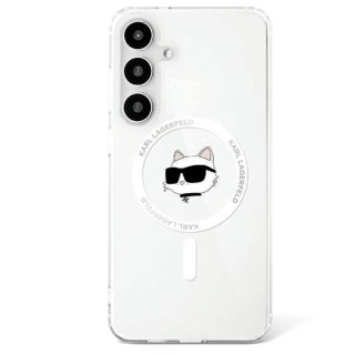 Karl Lagerfeld nakładka HC Magnetic IML Metal Choupette Head do Samsung Galaxy S25 biała